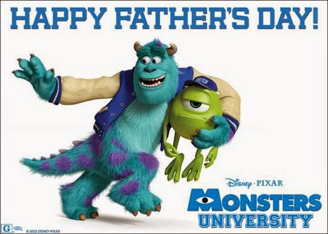 Happy Father’s Day! @DisneyPixar’s #MonstersU #Funny