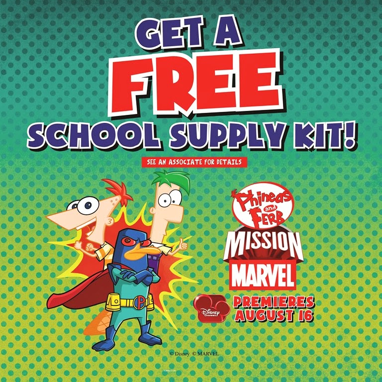 Back to School with Phineas and Ferb: Mission Marvel Celebration July 27th @ChildrensPlace Farmers Market #LosAngeles