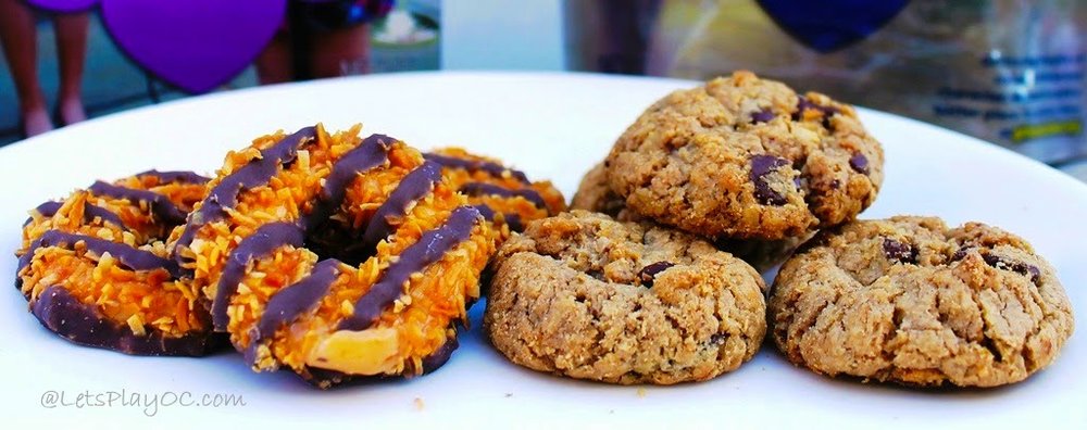 Girl Scout Cookies Orange County Carmel DeLites and New Gluten Free Trios
