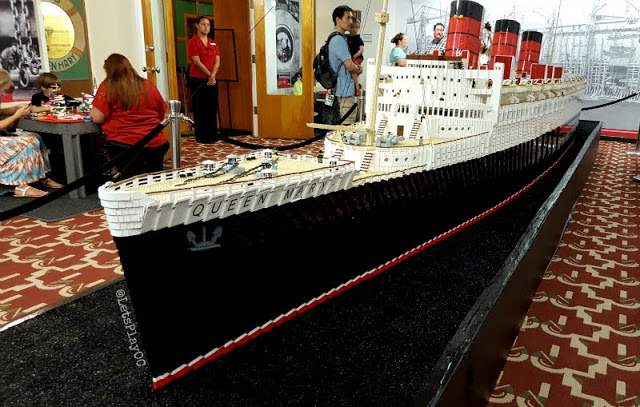 World’s Largest LEGO Brick Queen Mary Ship Now at The Queen Mary!