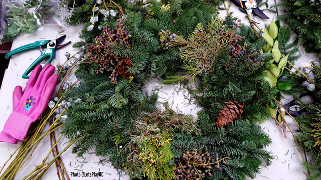 Make-and-Take Santa Barbara Wreath Class @ArmstrongGarden #ArmstrongGarden
