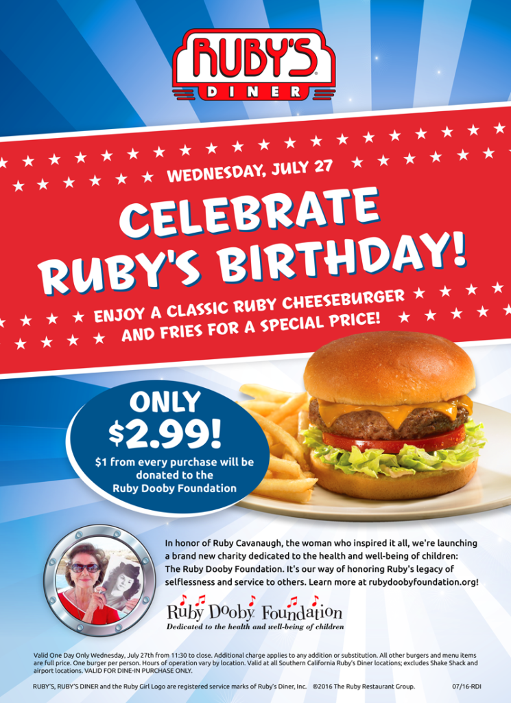 Ruby Dooby Foundation, Ruby’s Birthday Special on 7/27 + Giveaway! #LetsPlayOC
