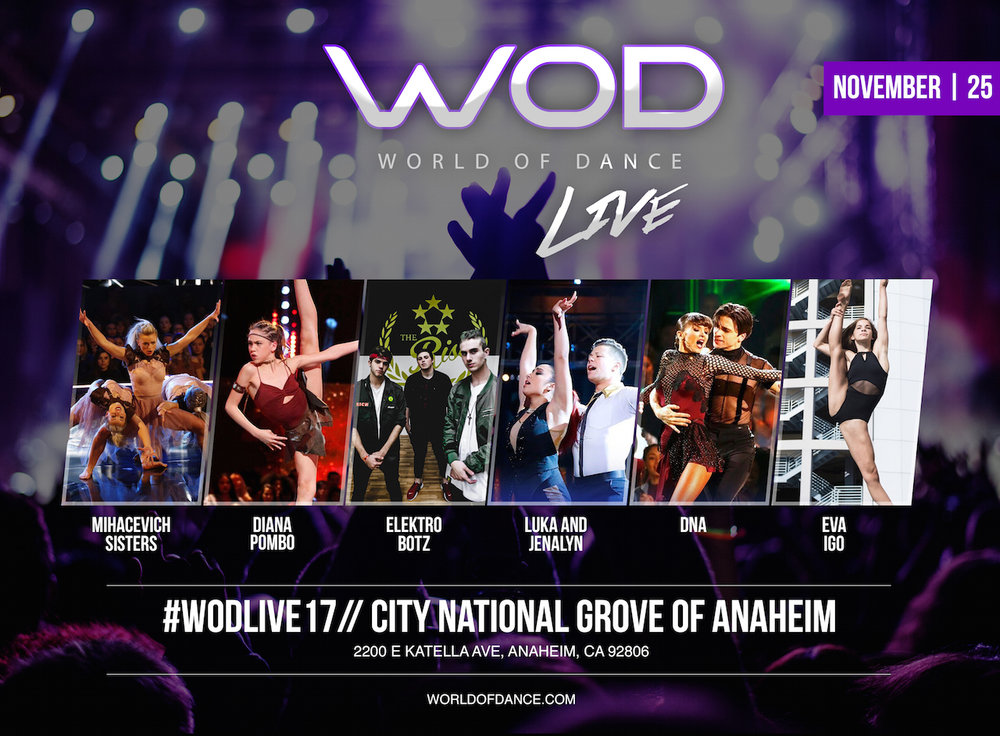 Ticket Giveaway: World of Dance Live Tour – Anaheim Nov 25!